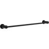 imageDelta Nicoli 4Pack Bathroom Set Matte Black 18quot Towel Rack Toilet Paper Holder Hand Towel Holder Towel Hook Bathroom Accessory Set Towel Holder 4Piece Hardware Set NIC64MBMatte Black