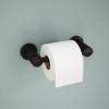 imageDelta Nicoli 4Pack Bathroom Set Matte Black 18quot Towel Rack Toilet Paper Holder Hand Towel Holder Towel Hook Bathroom Accessory Set Towel Holder 4Piece Hardware Set NIC64MBMatte Black