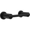 imageDelta Nicoli 4Pack Bathroom Set Matte Black 18quot Towel Rack Toilet Paper Holder Hand Towel Holder Towel Hook Bathroom Accessory Set Towel Holder 4Piece Hardware Set NIC64MBMatte Black