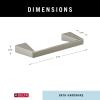 imageDelta Trillian 1Pack Toilet Paper Holder Brilliance Stainless Steel Tissue Roll Holder for Bathroom Organization and Storage Pivoting Toilet Tissue Holder Wall Bathroom Accessories 74355SSStainless