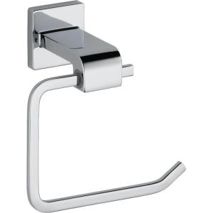 imageDELTA Ara Single Post Toilet Paper Holder Polished Chrome Bathroom Accessories 77550 35 x 625 x 35 InchesPolished Chrome