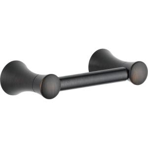 imageDelta Lahara 1Pack Toilet Paper Holder Brilliance Stainless Steel Tissue Roll Holder for Bathroom Organization and Storage Pivoting Toilet Tissue Holder Wall Bathroom Accessories 73850SSVenetian Bronze