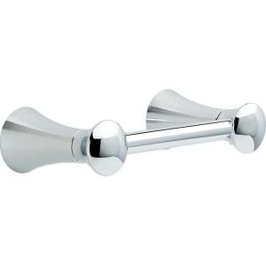 imageDelta Lahara 1Pack Toilet Paper Holder Brilliance Stainless Steel Tissue Roll Holder for Bathroom Organization and Storage Pivoting Toilet Tissue Holder Wall Bathroom Accessories 73850SSPolished Chrome
