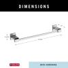 imageDELTA 77518 Ara Towel Bar Rack 18 inch Chrome 18 In