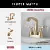 imageDELTA FAUCET 77608CZ Stryke Wall Mounted 8 in Hand Towel Bar in Champagne BronzeChampagne Bronze