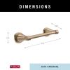imageDELTA FAUCET 77608CZ Stryke Wall Mounted 8 in Hand Towel Bar in Champagne BronzeChampagne Bronze