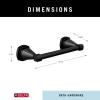 imageDELTA FAUCET 77608CZ Stryke Wall Mounted 8 in Hand Towel Bar in Champagne BronzeMatte Black