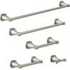 imageDELTA FAUCET 77608CZ Stryke Wall Mounted 8 in Hand Towel Bar in Champagne BronzeStainless