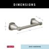 imageDELTA FAUCET 77608CZ Stryke Wall Mounted 8 in Hand Towel Bar in Champagne BronzeStainless