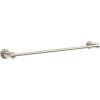 imageDelta Nicoli 1Pack 18 w 6quot Extender Towel Rack for Bathroom Matte Black Extendable 1824quot Towel Bar for Bathroom Wall Towel Holder Rod Wall Mounted NIC18MBSpotshield Brushed Nickel