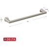 imageDELTA 77218SS Galeon Towel Bar 18 inch StainlessStainless