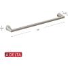 imageDELTA 77218SS Galeon Towel Bar 18 inch StainlessStainless