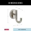 imageDELTA FAUCET 75935SS Trinsic Wall Mounted Single Towel Hook in Brilliance Stainless SteelStainless