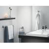 imageDelta Ara 1Pack Hand Towel Holder Polished Chrome Towel Racks for Bathroom Wall Square Towel Ring Holder for Bath Towel Hanger for Kitchen Bathroom Accessories 77546Polished Chrome