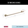 imageDelta Faucet 77618CZ Stryke Towel Bar 18 inch Champagne BronzeChampagne Bronze