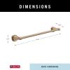 imageDelta Faucet 77618CZ Stryke Towel Bar 18 inch Champagne BronzeChampagne Bronze