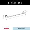 imageDelta Faucet 77618CZ Stryke Towel Bar 18 inch Champagne BronzeChrome