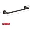imageDelta Faucet 77618CZ Stryke Towel Bar 18 inch Champagne BronzeVenetian Bronze