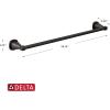 imageDelta Faucet 77618CZ Stryke Towel Bar 18 inch Champagne BronzeVenetian Bronze