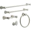 imageDelta Lahara 1Pack 18 Towel Rack for Bathroom Brilliance Stainless Steel Towel Bar for Bathroom Wall Towel Holder Rod Wall Mounted 73818SS