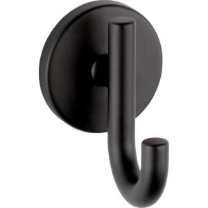 imageDELTA FAUCET 75935SS Trinsic Wall Mounted Single Towel Hook in Brilliance Stainless SteelMatte Black