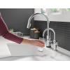 imageDelta 1930BLDST Beverage Faucet Matte BlackArctic Stainless