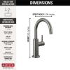 imageDelta 1930BLDST Beverage Faucet Matte BlackBlack Stainless