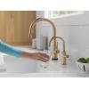 imageDelta 1930BLDST Beverage Faucet Matte BlackChampagne Bronze