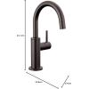 imageDelta 1930BLDST Beverage Faucet Matte BlackVenetian Bronze