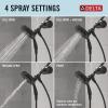imageDelta 7SF110B Clarifi Shower Filter Attachment Kit with In2ition 2in1 Shower Head and Hand Shower  SpotShield Brushed NickelMatte Black
