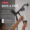 imageDelta 7SF110B Clarifi Shower Filter Attachment Kit with In2ition 2in1 Shower Head and Hand Shower  SpotShield Brushed NickelMatte Black