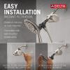 imageDelta 7SF110B Clarifi Shower Filter Attachment Kit with In2ition 2in1 Shower Head and Hand Shower  SpotShield Brushed NickelSpotShield Nickel