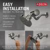 imageDelta Faucet Clarifi Premium Shower Filter Attachment with Filter Hard Water Shower Filter Shower Head Filter Matte Black 5SF100BLBlack Stainless