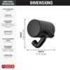 imageDelta Faucet Clarifi Premium Shower Filter Attachment with Filter Hard Water Shower Filter Shower Head Filter Matte Black 5SF100BLMatte Black