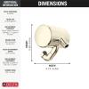 imageDelta Faucet Clarifi Premium Shower Filter Attachment with Filter Hard Water Shower Filter Shower Head Filter Matte Black 5SF100BLPolished Nickel