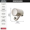 imageDelta Faucet Clarifi Premium Shower Filter Attachment with Filter Hard Water Shower Filter Shower Head Filter Matte Black 5SF100BLStainless
