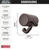 imageDelta Faucet Clarifi Premium Shower Filter Attachment with Filter Hard Water Shower Filter Shower Head Filter Matte Black 5SF100BLVenetian Bronze