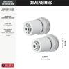 imageDelta Faucet Clarifi Replacement Shower Filter Cartridge 2Pack 5RC100