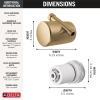 imageDelta Faucet Clarifi Standard Shower Filter Attachment Brushed Nickel with Additional Filter CartridgeChampagne Bronze