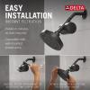 imageDelta Faucet Clarifi Standard Shower Filter Attachment Brushed Nickel with Additional Filter CartridgeMatte Black