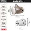 imageDelta Faucet Clarifi Standard Shower Filter Attachment Brushed Nickel with Additional Filter CartridgeStainless
