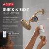 imageDelta Faucet Clarifi Standard Shower Filter Attachment with Filter Shower Water Filter Shower Head Filter Chrome 7SF100Champagne Bronze