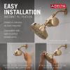 imageDelta Faucet Clarifi Standard Shower Filter Attachment with Filter Shower Water Filter Shower Head Filter Chrome 7SF100Champagne Bronze