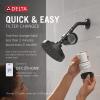 imageDelta Faucet Clarifi Standard Shower Filter Attachment with Filter Shower Water Filter Shower Head Filter Chrome 7SF100Matte Black