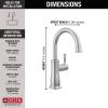 imageDelta Faucet Clarifi Under Sink Reverse Osmosis Water Filter System with Gold Beverage Dispenser FaucetArctic Stainless