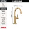 imageDelta Faucet Clarifi Under Sink Reverse Osmosis Water Filter System with Gold Beverage Dispenser FaucetChampagne Bronze