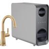imageDelta Faucet Clarifi Under Sink Reverse Osmosis Water Filter System with Gold Beverage Dispenser FaucetChampagne Bronze