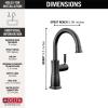 imageDelta Faucet Clarifi Under Sink Reverse Osmosis Water Filter System with Gold Beverage Dispenser FaucetMatte Black
