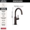 imageDelta Faucet Clarifi Under Sink Reverse Osmosis Water Filter System with Gold Beverage Dispenser FaucetVenetian Bronze