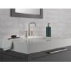 imageDelta Trinsic USpout Centerset Bathroom Faucet Polished Nickel 3Hole Bathroom Sink Faucet Metal PushPop Drain Assembly Polished Nickel 2554PNMPUDSTStainless